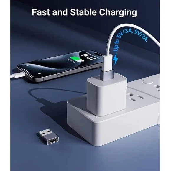Syntech USB C Female to USB Male Adapter Pack of 3