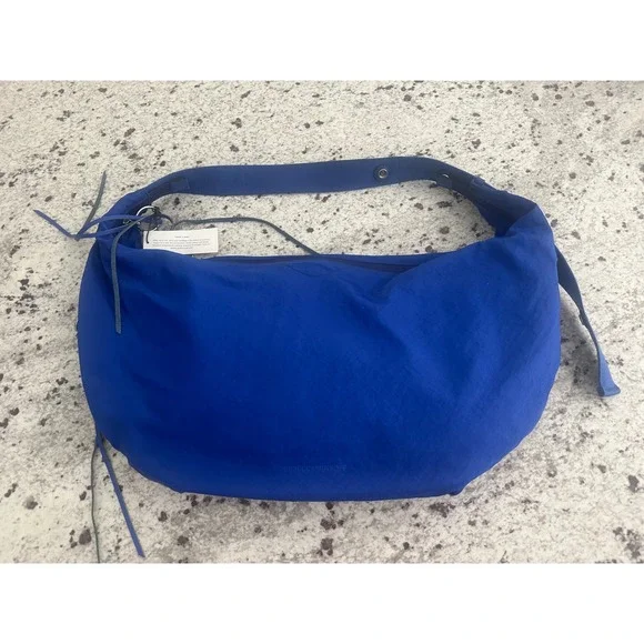 Nwt Rebecca Minkoff large bright blue nylon hobo bag