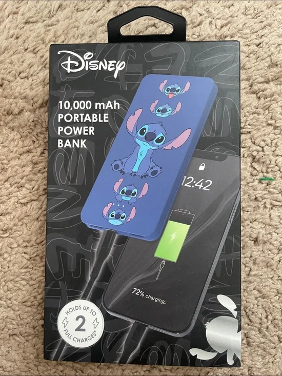 Disney Stitch Theme 10,000‎ mAh Portable Power Bank