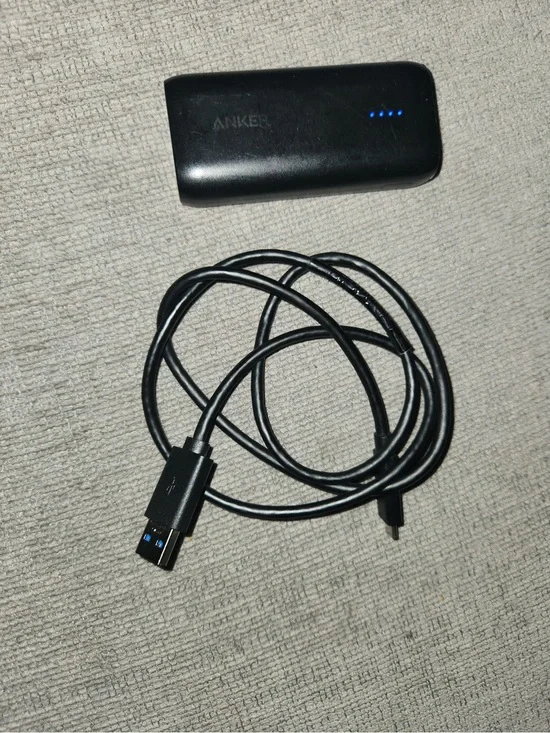Anker 5,000mAh (5K) Power Bank, 12W, USB-C + USB-A Ports