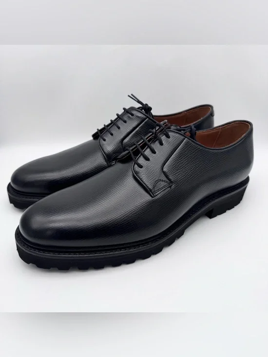 Cobbler Union The James Black Alcazar Derby Commando Sole Men US 12 UK 11 NWOB