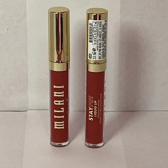 2x Milani Stay Put Liquid Lip Longwear Lipstick (0.10fl/3.2ml) 200 That Girl New