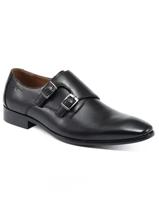 Tommy Hilfiger Men's Summy Double Monk Strap Dress Shoes Size 8.5