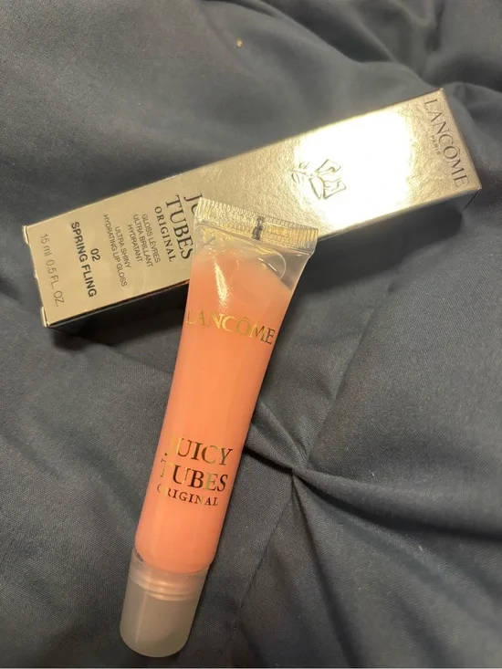 Lancome Juicy Tubes Original Lip Gloss - Peach Pink