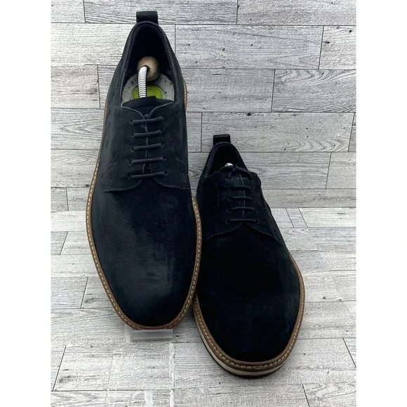 Ecco ST1 Hybrid Shoes Mens Sz 10-10.5 Nubuck Lace Up Comfort Dress Casual 836794