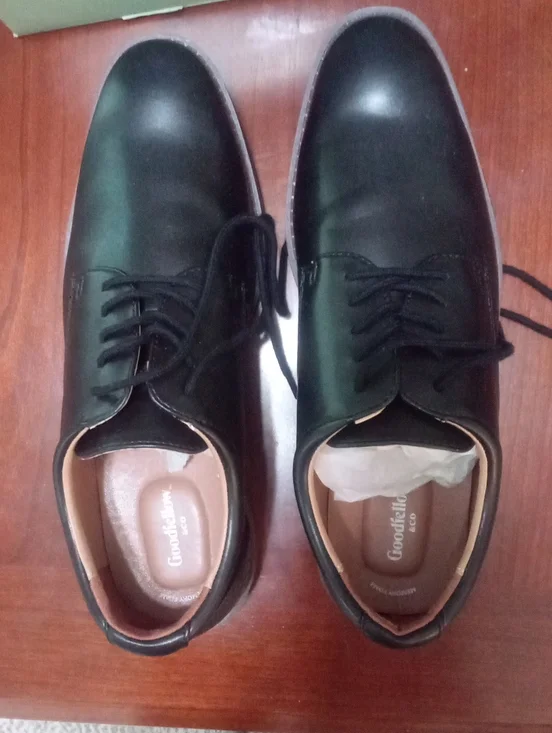 Goodfellow & Co Black Men's Lace-Up Derby Shoes NWT $40
