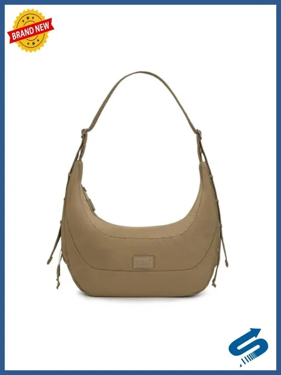 Nylon Crossbody Hobo Bag, Large Capacity Lightweight Travel Shoulder Bag