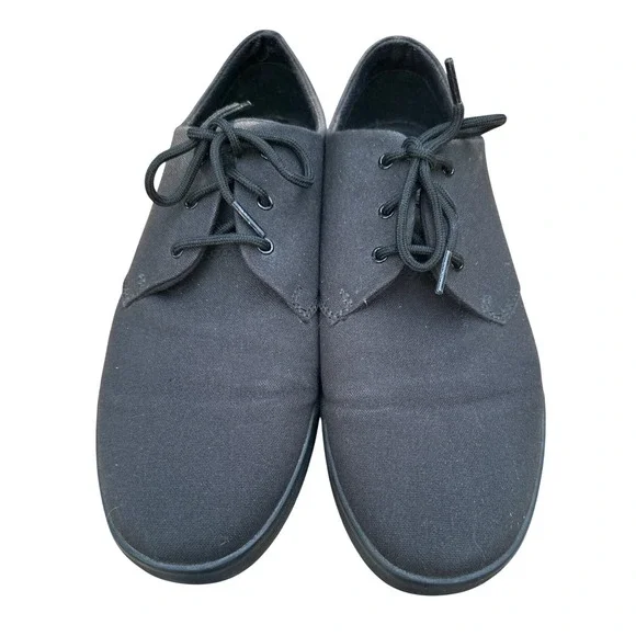 Dr. Martens Cairo Lo Mens Black Canvas Low Top Shoes SoftWair Size 12 US M AW004