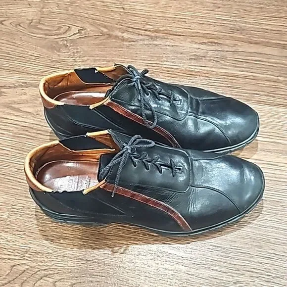 Allen Edmonds‎ Men's Traveler Oxford Sneaker Leather Lace-Up Shoes Size 12D