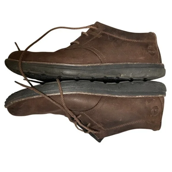 Timberland‎ Mens A14F4 Brown Leather Ortholite Lace Up Oxford Shoes Size 11
