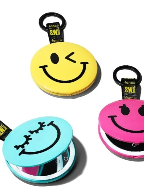 Fancii x S.W.SMILEY BAG CHARM MIRROR LED LUXURY COLLECTIBLE NEW MSRP $69