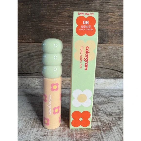 Colorgram Fruity Glass Tint | 06 Joyful Tomato | K-Beauty Lip Gloss | MSRP $15