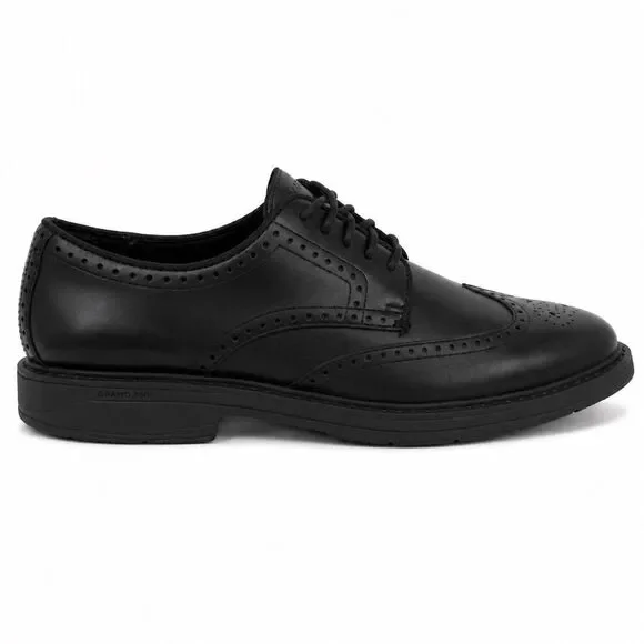 Cole Haan Wingtip Oxford Shoes Men’s Size 10 Black Leather Waterproof Dress