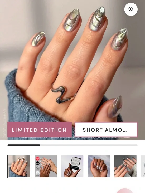 Harry Potter x GLAMNETIC Iridescent Press-On Nails