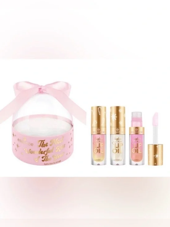 Essence The Most Wonderful Kiss Of The Year Hydra Kiss Lip Oil Set of 3