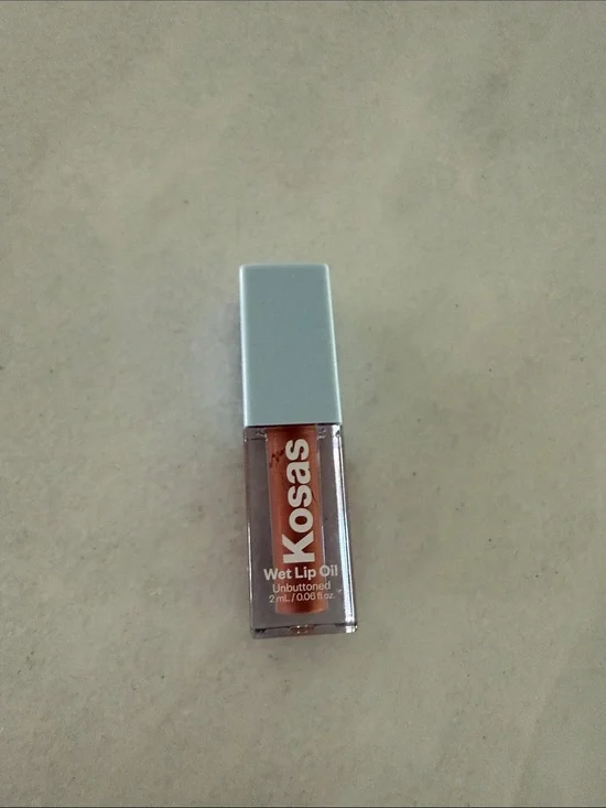 Kosas Wet Lip Oil — Warm Brown Gloss