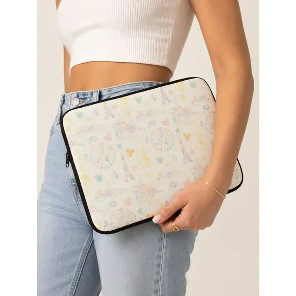 Disney Parks Pastel Laptop Sleeve Case 15