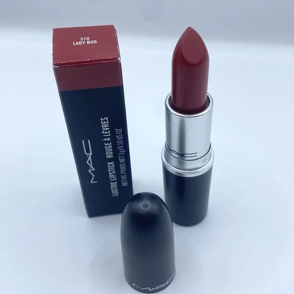MAC Lustre Lipstick - #510 LADY BUG - Full Size 0.10oz NIB
