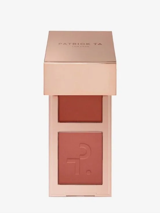 Patrick Ta Major MINI Double-Take Crème & Powder Blush Duo SHE'S BLUSHING.