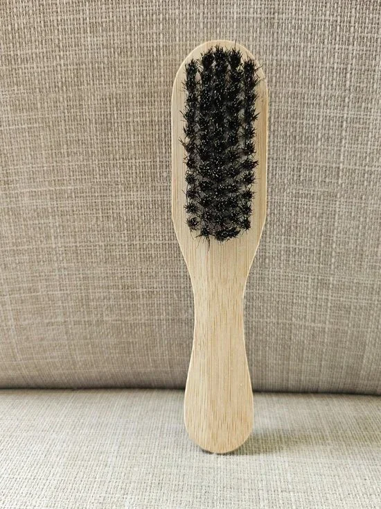 Real Wood Hair Brush Men Beard Brush for Cleaning Stubble Hair Styling Comb