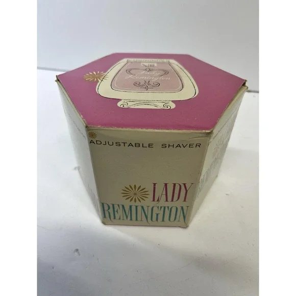 Vintage NOS Lady Remington Electric Shaver Complete With Case & Cord Orchid 261
