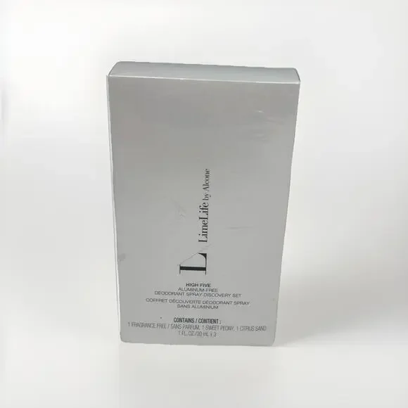 Lime Life By Alcone High Five Aluminum-free‎ Deodorant Discovery Set Spray