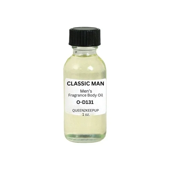 Classic Man (Men) Body Oil 1 oz Fragrance All Natural Scent