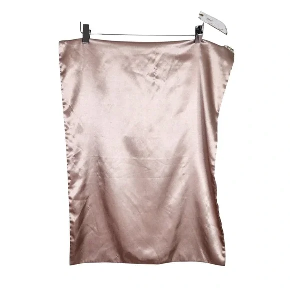 Kitsch Pink Satin Pillowcase 20x24 Zip Closure Polyester Spandex Soft Adults