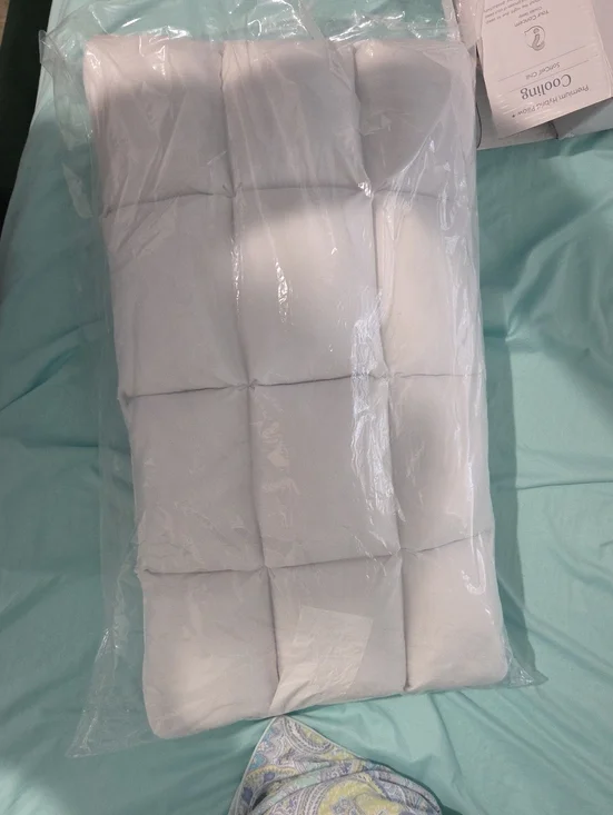 Plush White Quilted Home Bedding Pillow