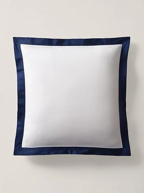 RL Organic Sateen Border European Shams Set Of Two