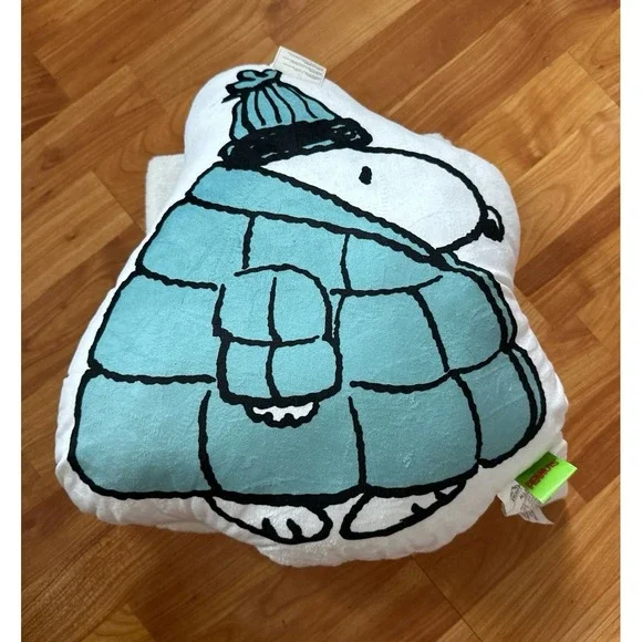 2025 Peanuts Snoopy‎ in Puffer Pillow and Throw / Blanket Set 40