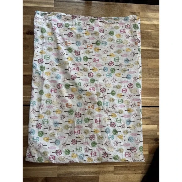 Pottery Barn Kids Woodlands Owl & Trees Cotton Standard Pillowcase