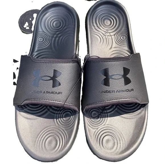 Under Armour Ignite Select Slides Men's 12 Black Comfort Sandals New With Tags