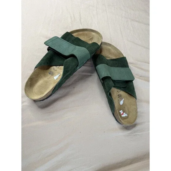Birkenstock Kyoto Mountain View Green Nubuck Sandals Men's EU 44 US 11