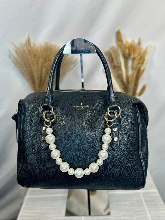 EUC Kate Spade Julienne Mulberry Street Bag with Pearl Handle Accent