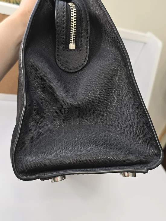 Michael Kors Black Saffiano Leather Top-Handle Tote