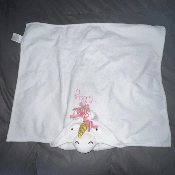 Pottery Barn Kids Critter Plush Kid Hooded Towel Collection Unicorn‎ Engraved