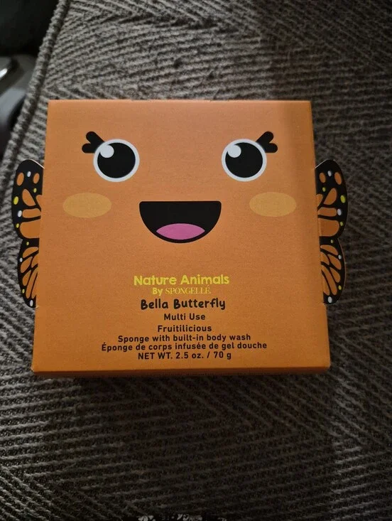 Spongellé Nature Animals Bella Butterfly Sponge