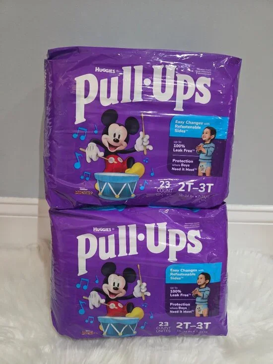 Set of 2 Huggies Pull-Ups Size 2T-3T