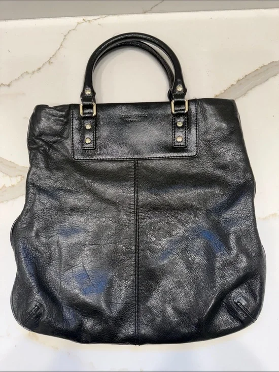 kate spade Alexa Black Leather Structured Tote / Satchel