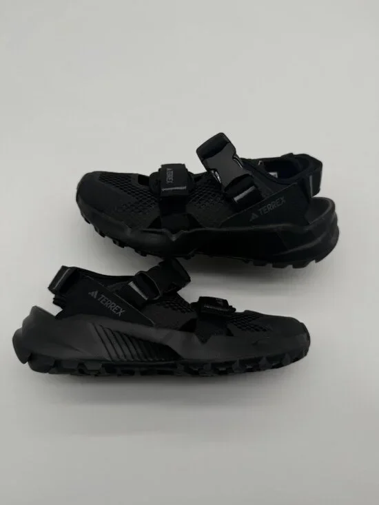 New Adidas Terrex Hydroterra A Sandals Men's Size 7 Black Trail Hiking IF7596