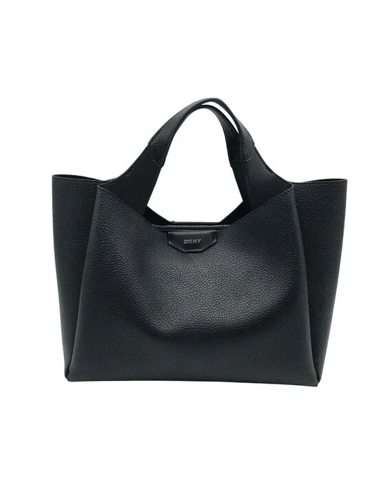 DKNY Black Top Handle Willa Satchel