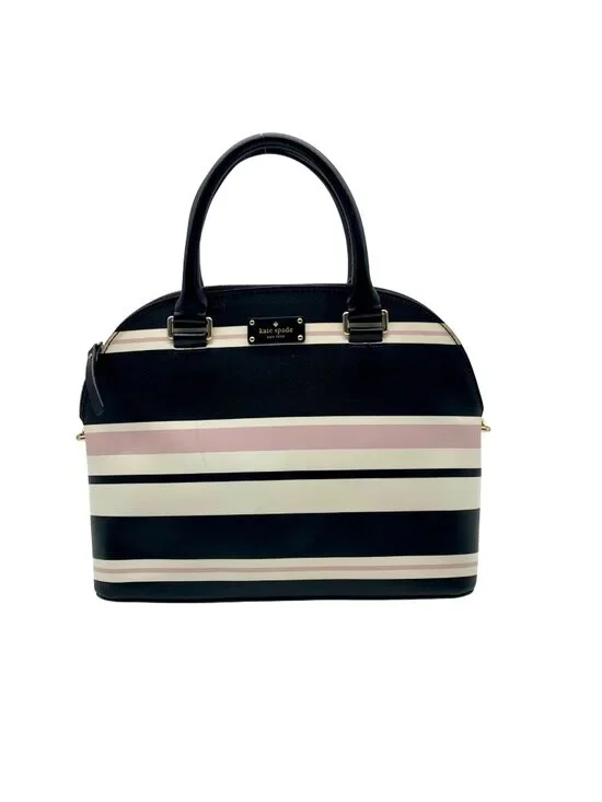 Kate Spade Striped Grove Street Carl Satchel