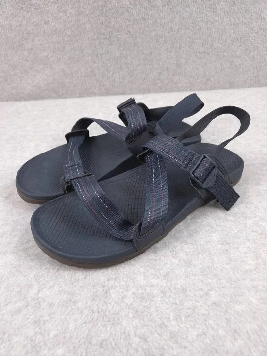 Chaco Lowdown Sandals Mens 12 Navy Blue Hiking Water Sport Adjustable Chacos