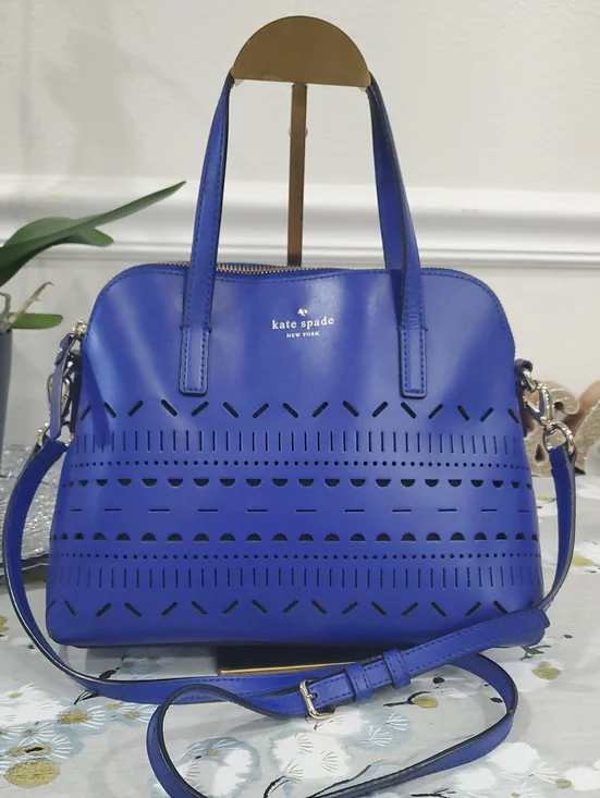 Kate Spade New York Lillian Court Maise satchel in Lapis Blue💙