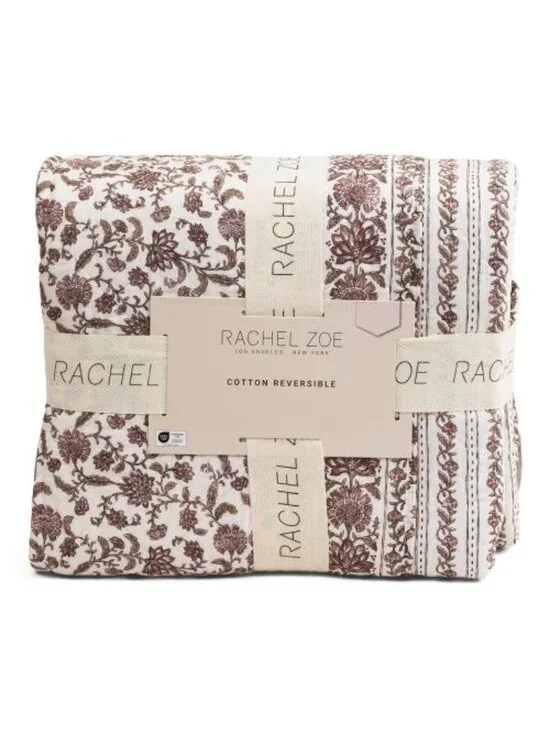 RACHEL ZOE Cotton Annatol Floral Quilt Set