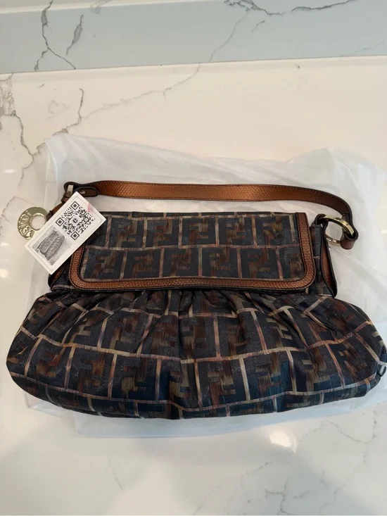 Fendi Zucca Forever Mama Shoulder Bag