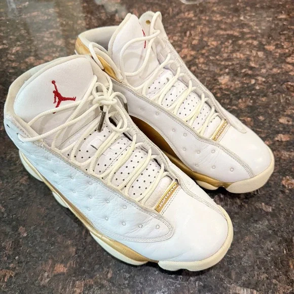Jordan 13 Retro DMP White Metallic Gold‎ Mens Size 10 414571-135 2017 Release