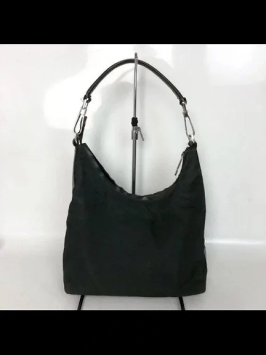 Gucci Black Shoulder Bag with Silver Hardware