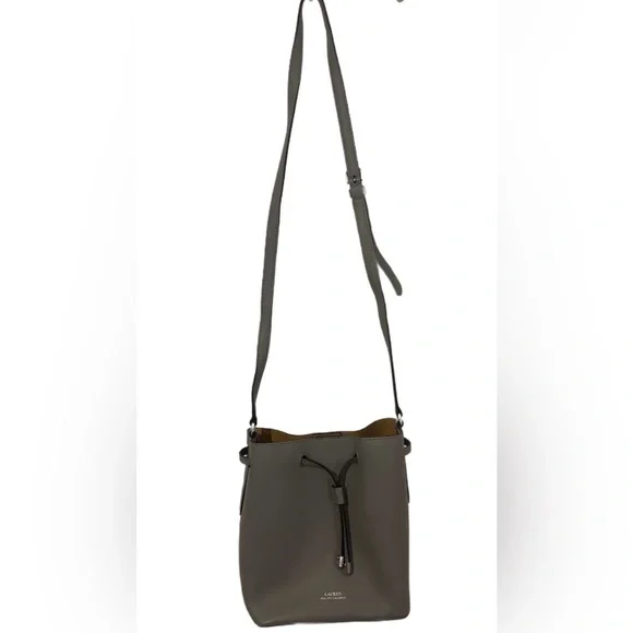 Super Stylish Ralph Lauren Light Gray Bucket Bag/Shoulder‎ Bag
